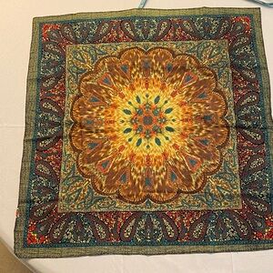 Free People Multicolor Paisley Hair Scarf